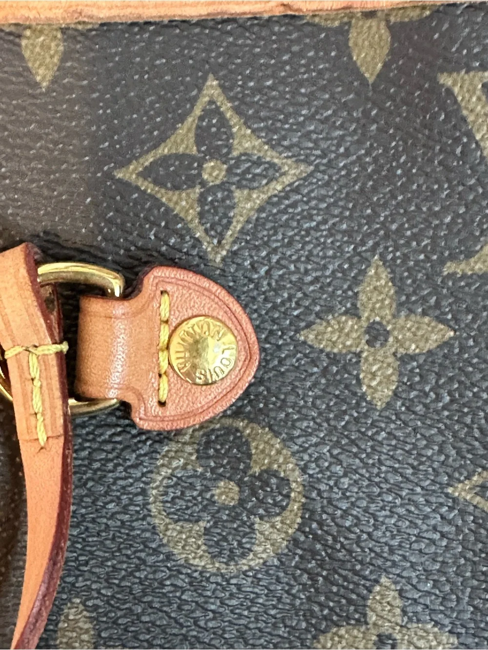 Louis Vuitton Monogram Canvas Neverfull Tote MM w/ Pouch & DustBag Beige Lining